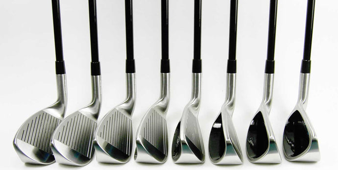 Nova 8 Iron Set showing Club Faces from the front